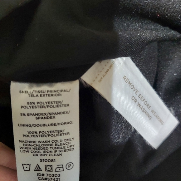 NWT Ann Taylor LOFT black dress Size 6 - Picture 5 of 5